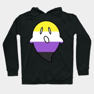 Non-Binary Pride Ghost Hoodie